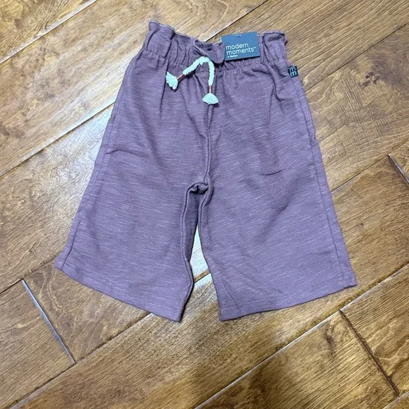 NWT Size 12M Modern Moments Knit Wide Leg Plum Bottoms - Picture 1 of 2